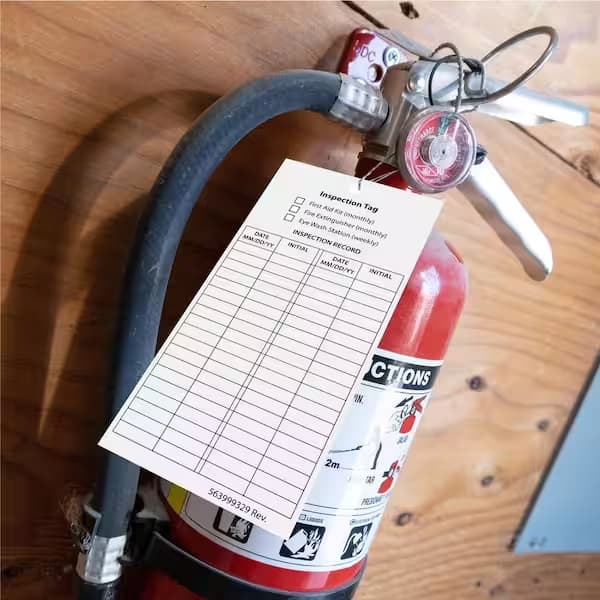 How to Read a Fire Extinguisher Tag